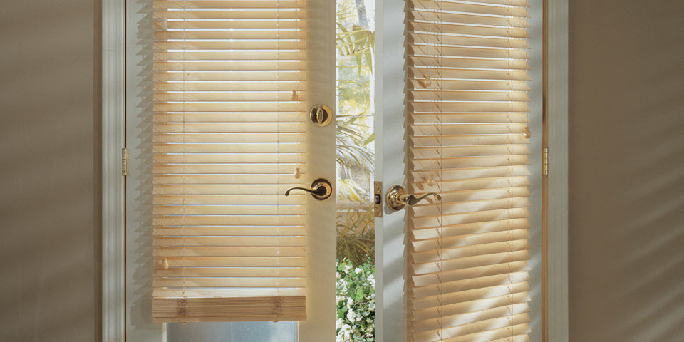 Vertical French Door Blinds