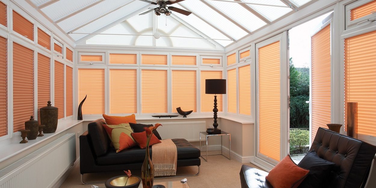 Pleated Inspirations Ginger Blinds