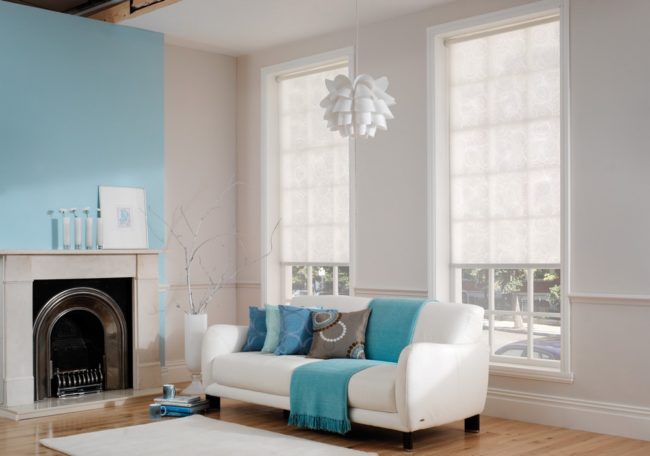 Roller Ravel White Blinds