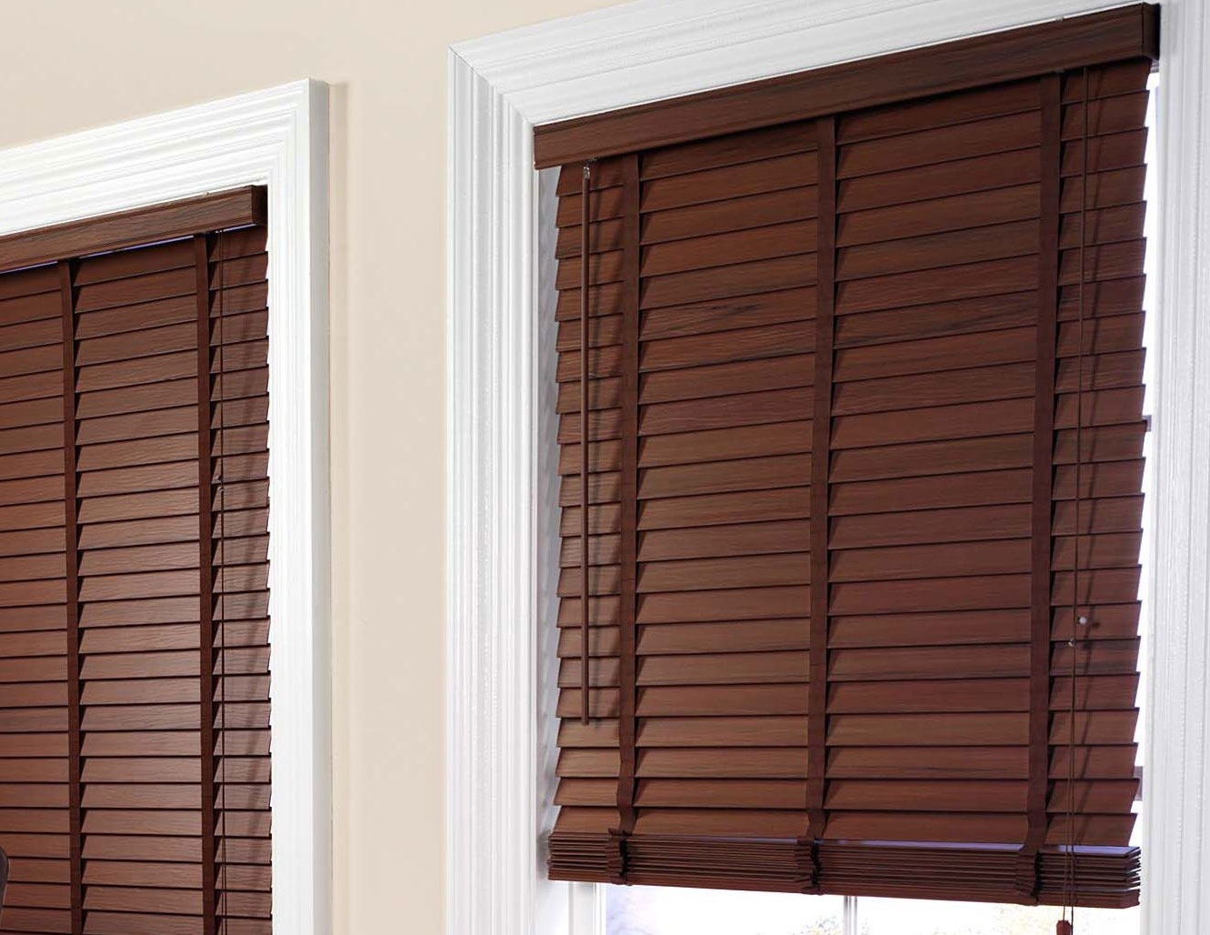 Lister Cartwright FAUX WOODGRAIN STYLE VENETIAN BLINDS TRIMMABLE EASY FIT BLIND HOME OFFICE S 90X160CM