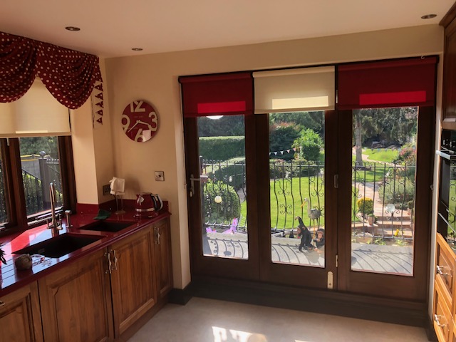 Roller blinds for doors