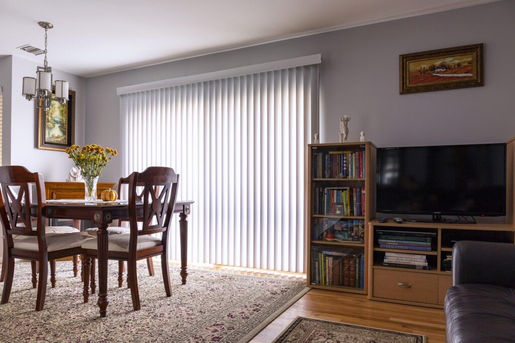 Electric Vertical Blinds for your Conservatory from Expression Blinds