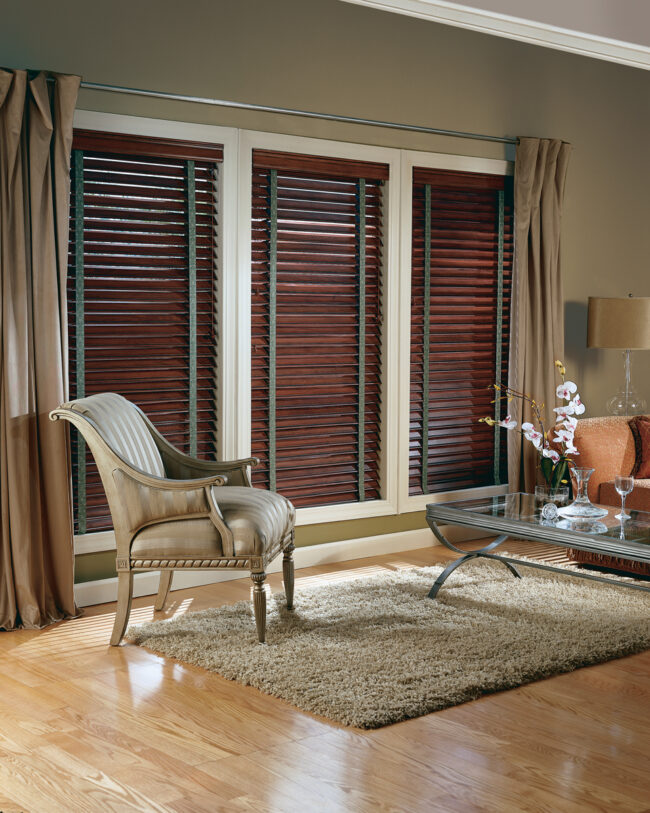 Why choose Wooden Blinds for your Living Room? | Expression Blinds