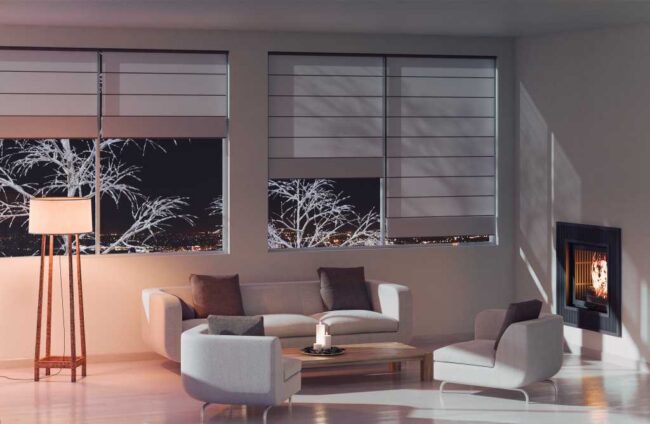 Winter Window Insulating Blinds available from Expression Blinds