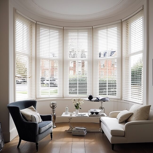 Sectional Bay Window Blinds from Expression Blinds